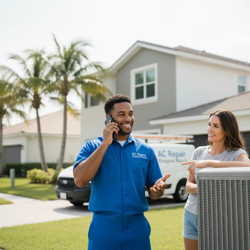 AC Repair Pompano Beach customer support in White City Metro